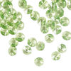 Drop 12pk peridot, Crystal Passions® Regenerated 6mm pendant mini disk 6428 image number 1