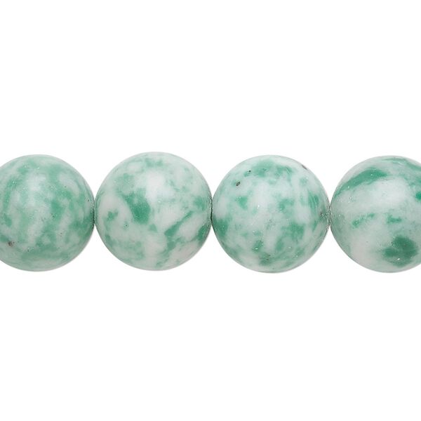 Ching hai "jade" 1pkg1, round bead natural 15.5-16 inch 12mm image number 0