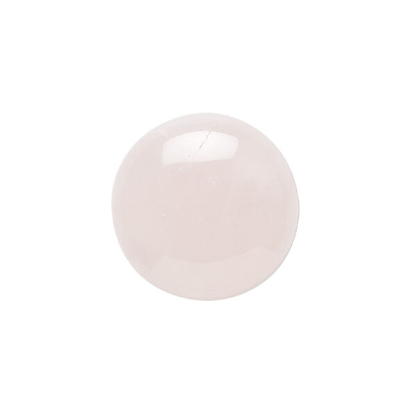 Rose quartz 1pkg2, calibrated round cab natural 20mm image number 0