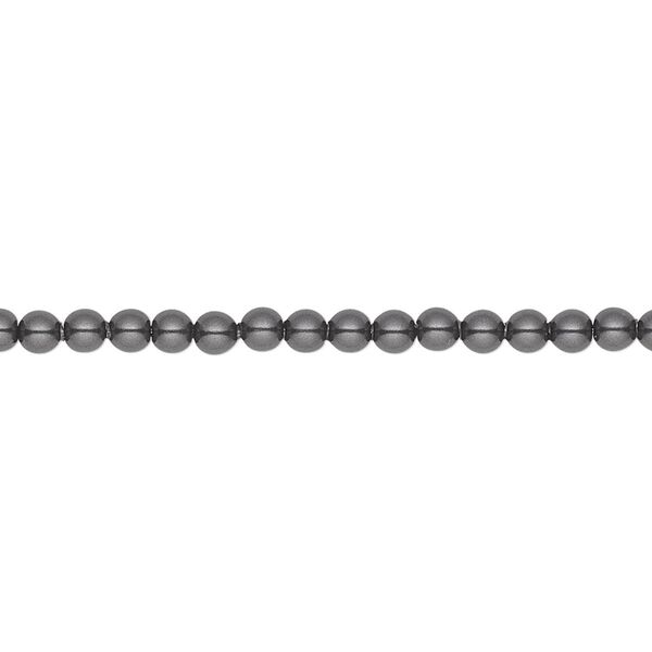 Pearl 1000pk black, Swarovski® 3mm round 5810 image number 0