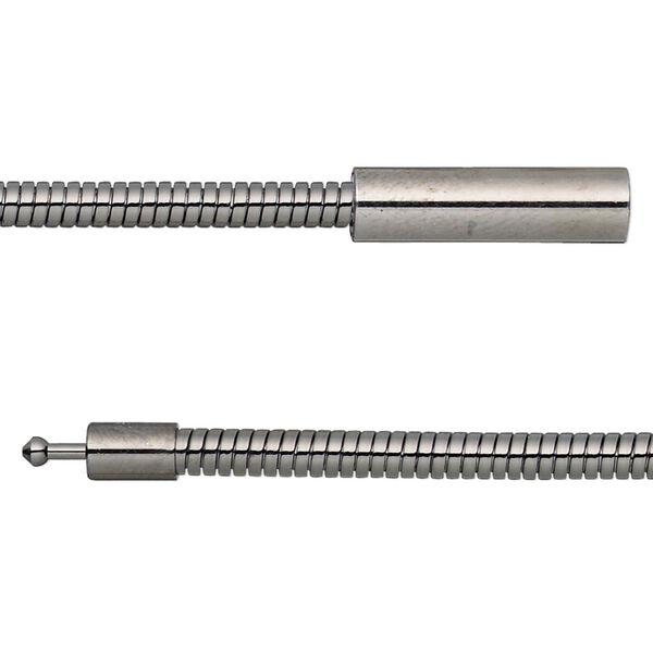 Chain, gunmetal-plated brass, 3mm omega, 7-1/2 inches with pop-style clasp, fits beads with 4.5mm or larger hole. Sold individually. image number 0