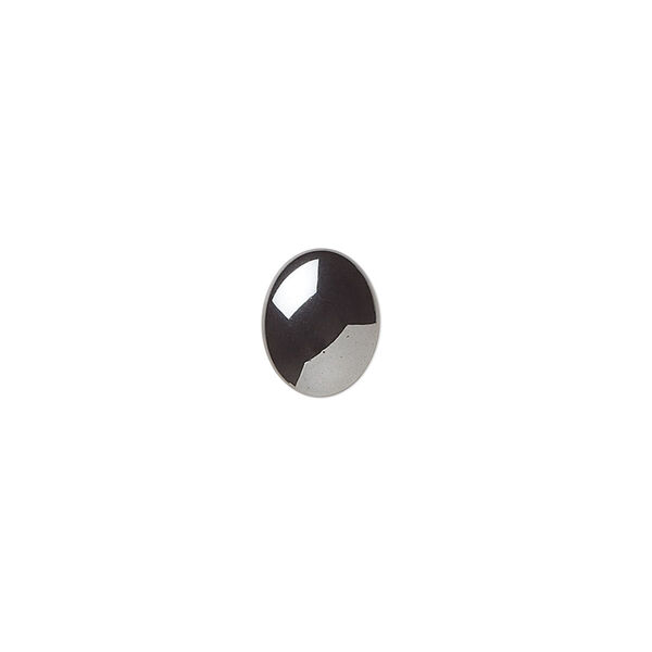 Cabochon, Hemalyke™ (man-made), 10x8mm calibrated oval. Sold per pkg of 16. image number 0