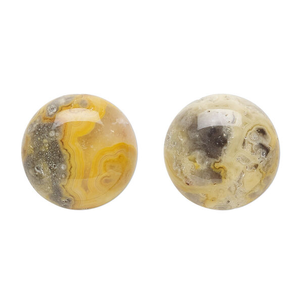 Crazy lace agate 1pkg2, calibrated round cab natural 18mm image number 0