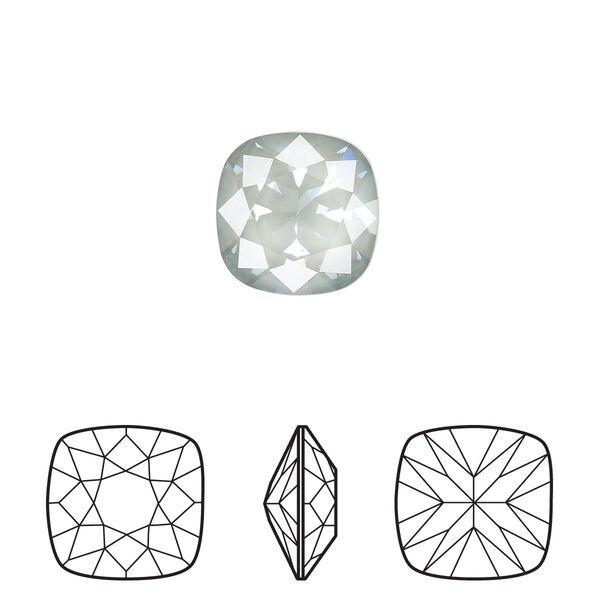 Fancy stone 1pk crystal agave ignite LacquerPRO, Crystal Passions® 12mm cushion 4470 image number 0