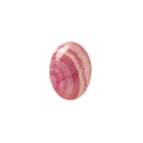Rhodochrosite 1pkg1, calibrated oval cab natural B grade, 18x13mm image number 0