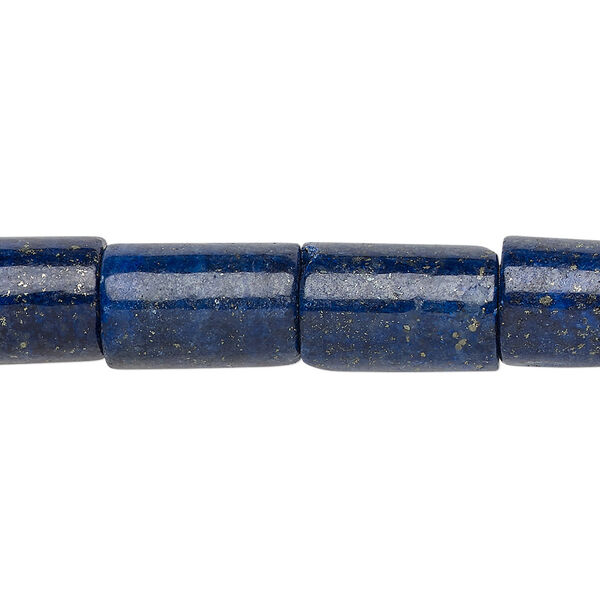 Lapis lazuli 1pkg1, round tube bead 15 inch 16x9mm-17x10mm image number 0
