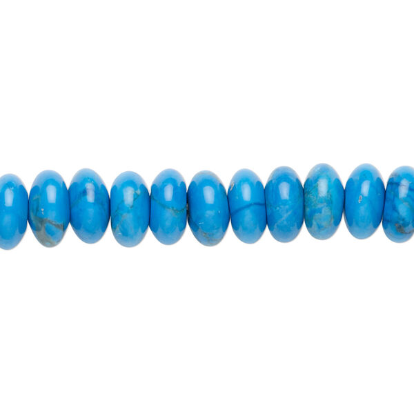 Howlite 1pkg1, rondelle bead 15.5-16 inch 8x4mm image number 0