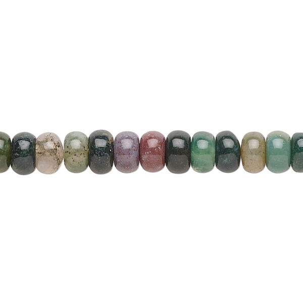 Fancy jasper 1pkg1, rondelle bead natural 15.5-16 inch 6x3.5mm image number 0