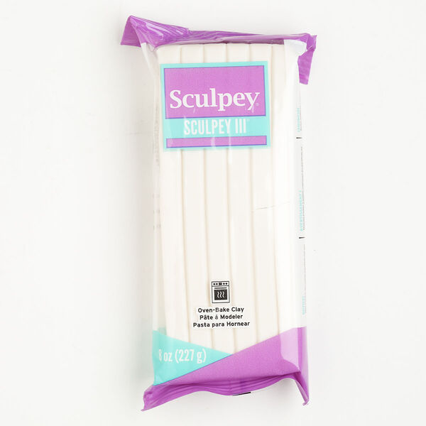 Clay Sculpey® SCULPEY III 1pkg1 polymer clay, translucent (S308 010), 8 ounce bar image number 0