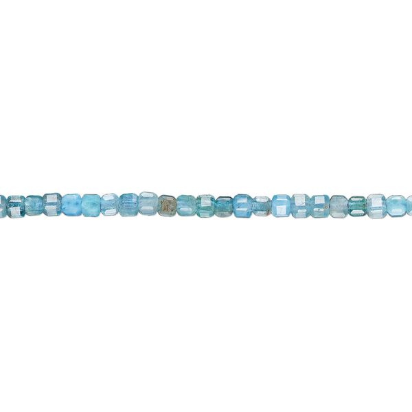Apatite 1pkg1, faceted cube bead natural 15.5-16 inch 2mm image number 0