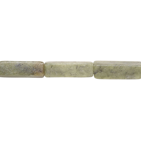 Serpentine 1pkg1, square tube bead natural 15 inch 14x4mm-16x6mm image number 0