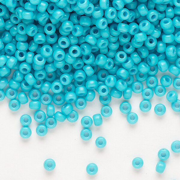 Seed bead, Miyuki, glass, pkg/50g, #8 rocaille, opaque matte, (RR-1686). image number 0