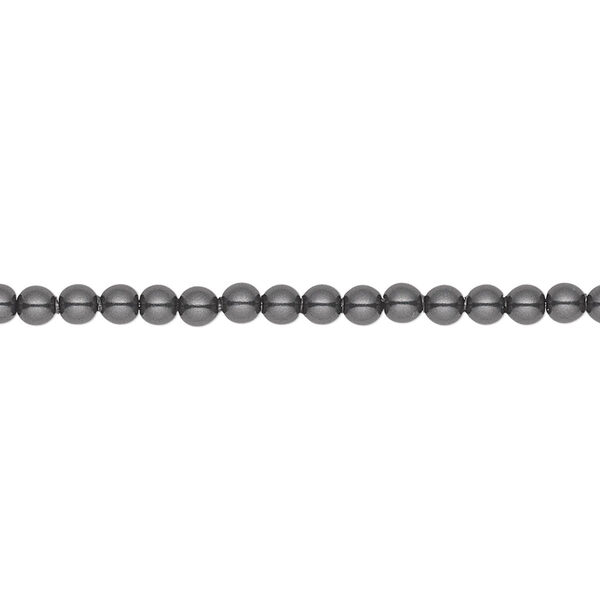 Pearl 1000pk black, Swarovski® 3mm round 5810 image number 0