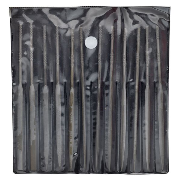 Needle files 12pk carbon steel, 4 inch image number 0