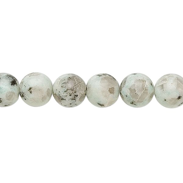 Sesame jasper 1pkg1, round bead natural 15.5-16 inch 10mm image number 0