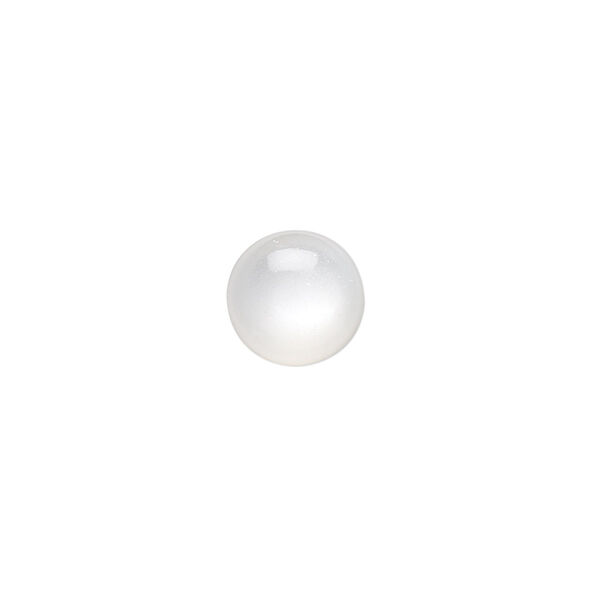 Moonstone 1pkg1, hand-cut calibrated round cab natural 10mm image number 0