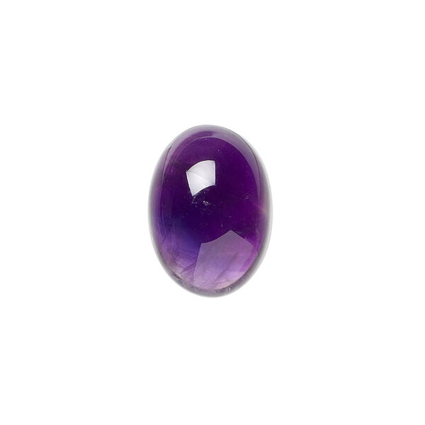 Amethyst 1pkg1, hand-cut calibrated oval cab natural B grade, 18x13mm image number 0