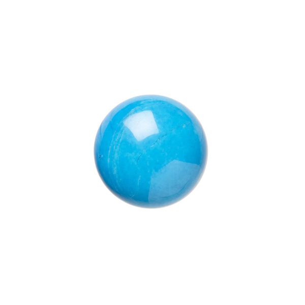 Howlite 1pkg6, calibrated round cab 14mm image number 0