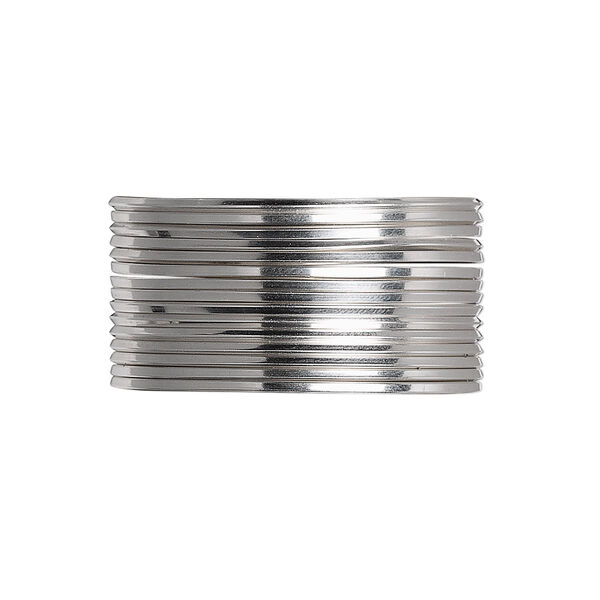 Wire, Beadalon®, stainless steel, 3/4 hard, square, 20 gauge. Sold per pkg of 3 meters. image number 0