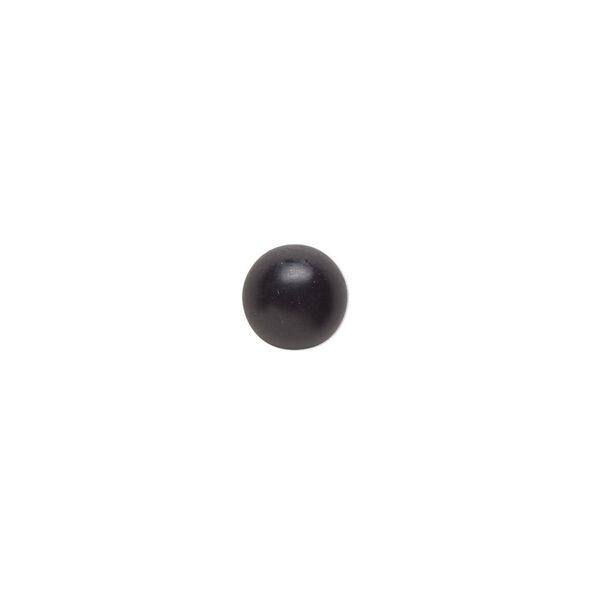Black onyx 1pkg10, calibrated matte round cab 8mm image number 0