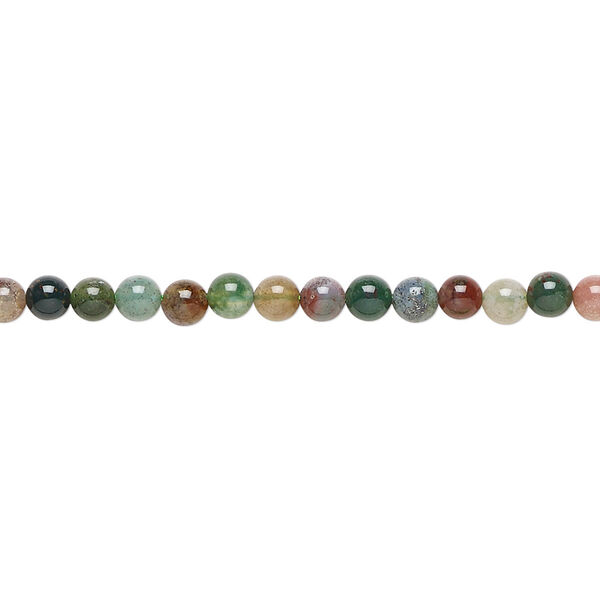 Fancy jasper 1pkg1, round bead natural 15.5-16 inch 3mm image number 0