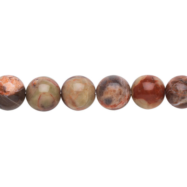 Dream jasper 1pkg1, round bead natural 15.5-16 inch 8mm image number 0