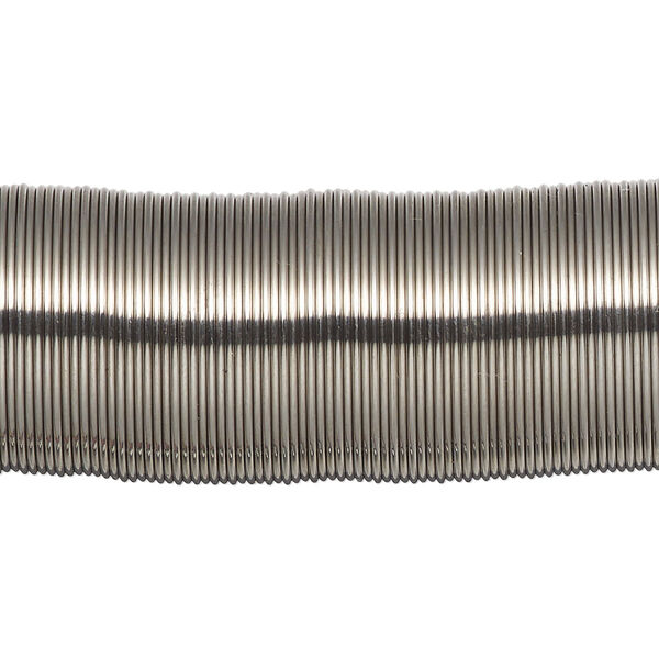 Memory wire, stainless steel, 3/4 inch ring, 0.65-0.75mm thick. Sold per 1-ounce pkg, approximately 155 loops. image number 0