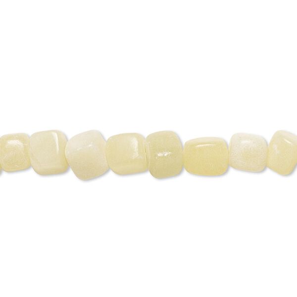 Peridot new "jade" 1pkg1, pebble bead natural 15 inch small image number 0