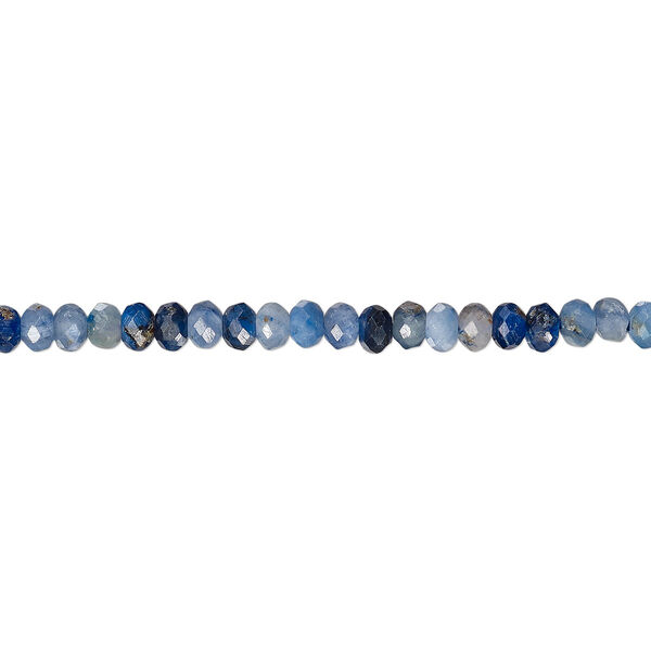 Kyanite 1pkg1, faceted rondelle bead natural B grade, 15.5-16 inch 3x2mm-3.5x2.5mm image number 0
