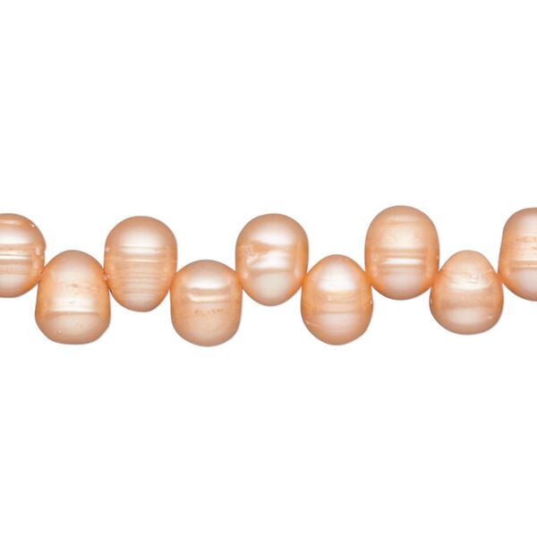 Pearl, cultured freshwater (dyed), daylily, 7x6mm-10x7mm top-drilled rice, D grade, Mohs hardness 2-1/2 to 4. Sold per 15-inch strand. image number 0