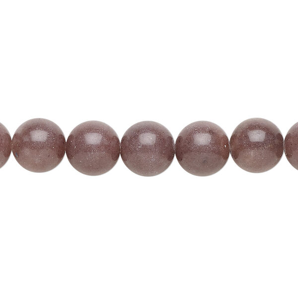 Purple aventurine 1pkg1, round bead natural 15.5-16 inch 8mm image number 0