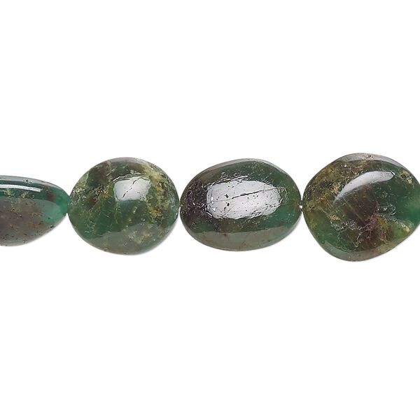 African aventurine 1pkg1, hand-cut nugget bead natural 8 inch small image number 0