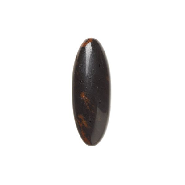 Mahogany obsidian 1pkg2, calibrated oval cab natural 22x8mm image number 0