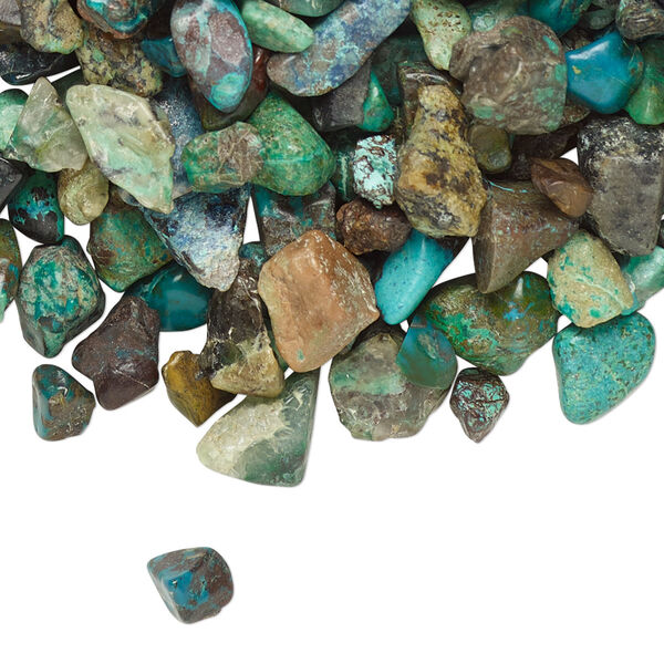 Chrysocolla 1pkg1, undrilled inlay chip 2 oz mini image number 0