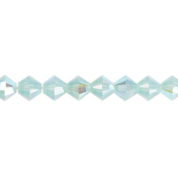 Bead 24pk Pacific opal shimmer, Crystal Passions® 6mm bicone 5328 image number 0