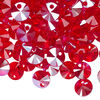 Drop 144pk light Siam shimmer, Swarovski® 8mm pendant mini disk 6428 image number 1