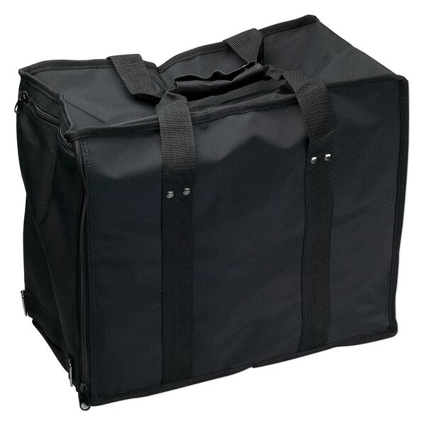 Jewelry tray carrying case, nylon / plastic / steel, black, 14 x 16 x 8-1/2 inches. Sold individually. image number 1