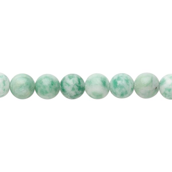 Ching hai "jade" 1pkg1, round bead natural 15.5-16 inch 6mm image number 0