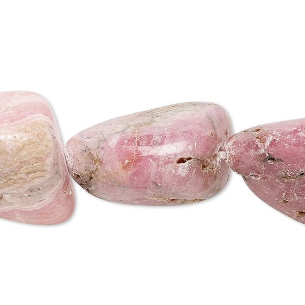 Rhodochrosite 1pkg1, nugget bead natural 15.5-16 inch large image number 0