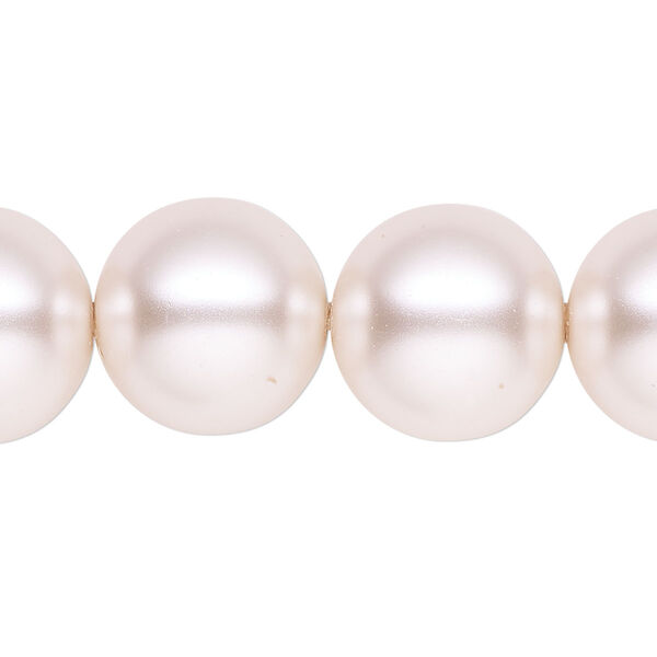 Pearl 1pk light pink, Celestial Crystal® 16mm round 15.5-16 inch image number 0