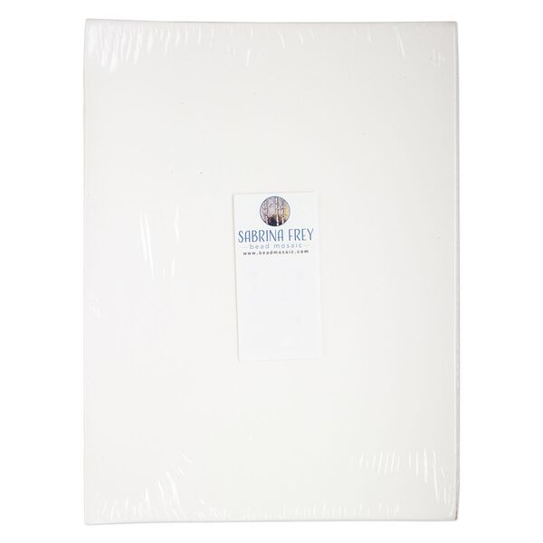 Adhesive, Art Edge™, EVA foam, white, 12x9-inch sheet. Sold per pkg of 3. image number 0