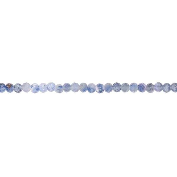 Sodalite 1pkg1, hand-cut faceted rondelle bead natural 13 inch 2mm image number 0
