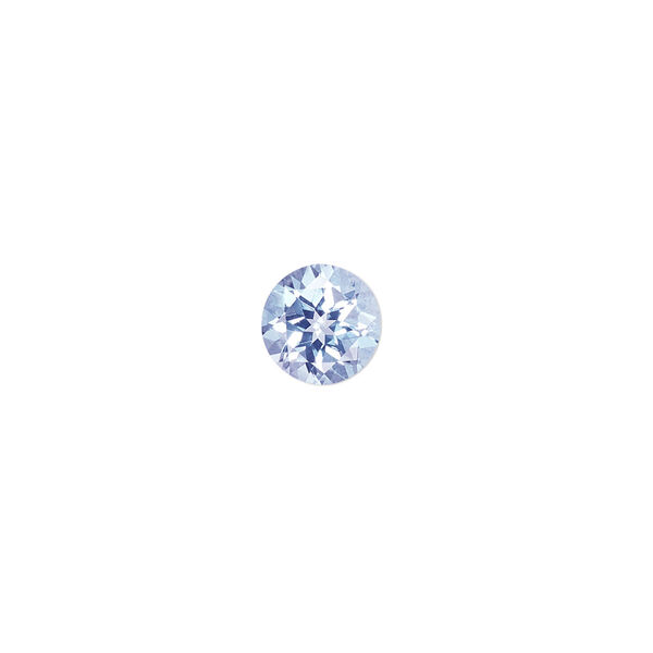Sky blue topaz 1pkg1, hand-cut faceted round gem 8mm image number 0