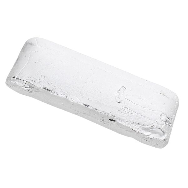 Polishing Compound Block, clay, white, ultra-fine grit, 2-1/2x1/2 inches for Jooltool™. Sold per 1-ounce block. image number 0