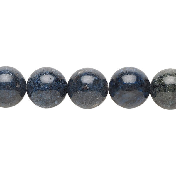 Dumortierite 1pkg1, round bead natural B grade, 15.5-16 inch 10mm image number 0