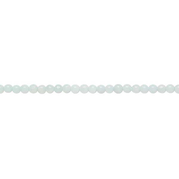 Amazonite 1pkg1, round bead natural 15.5-16 inch 2mm image number 0