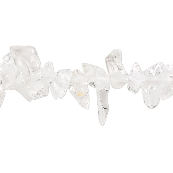 Quartz crystal 1pkg1, chip bead natural 32 inch medium image number 0