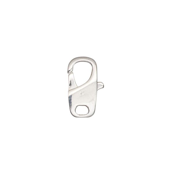 Clasp lobster claw 1pkg1 sterling silver 15.5x9mm rectangular image number 0