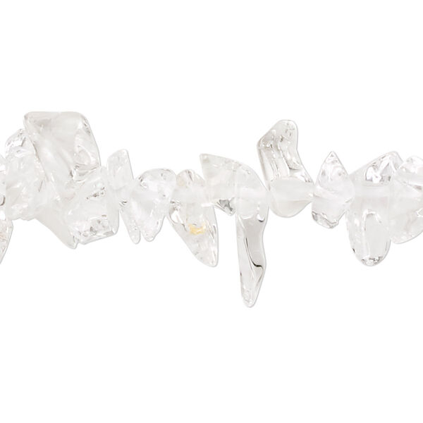 Quartz crystal 1pkg1, chip bead natural 32 inch medium image number 0