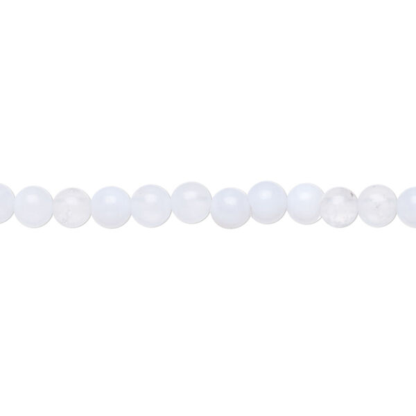 Blue lace agate 1pkg1, round bead natural B grade, 15.5-16 inch 4mm image number 0